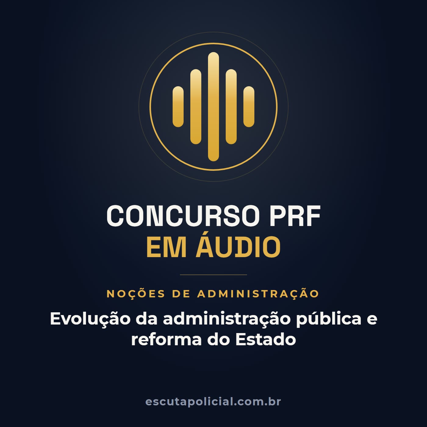 Noções de Administração: Evolução da administração pública e reforma do Estado · gestão pública × privada
